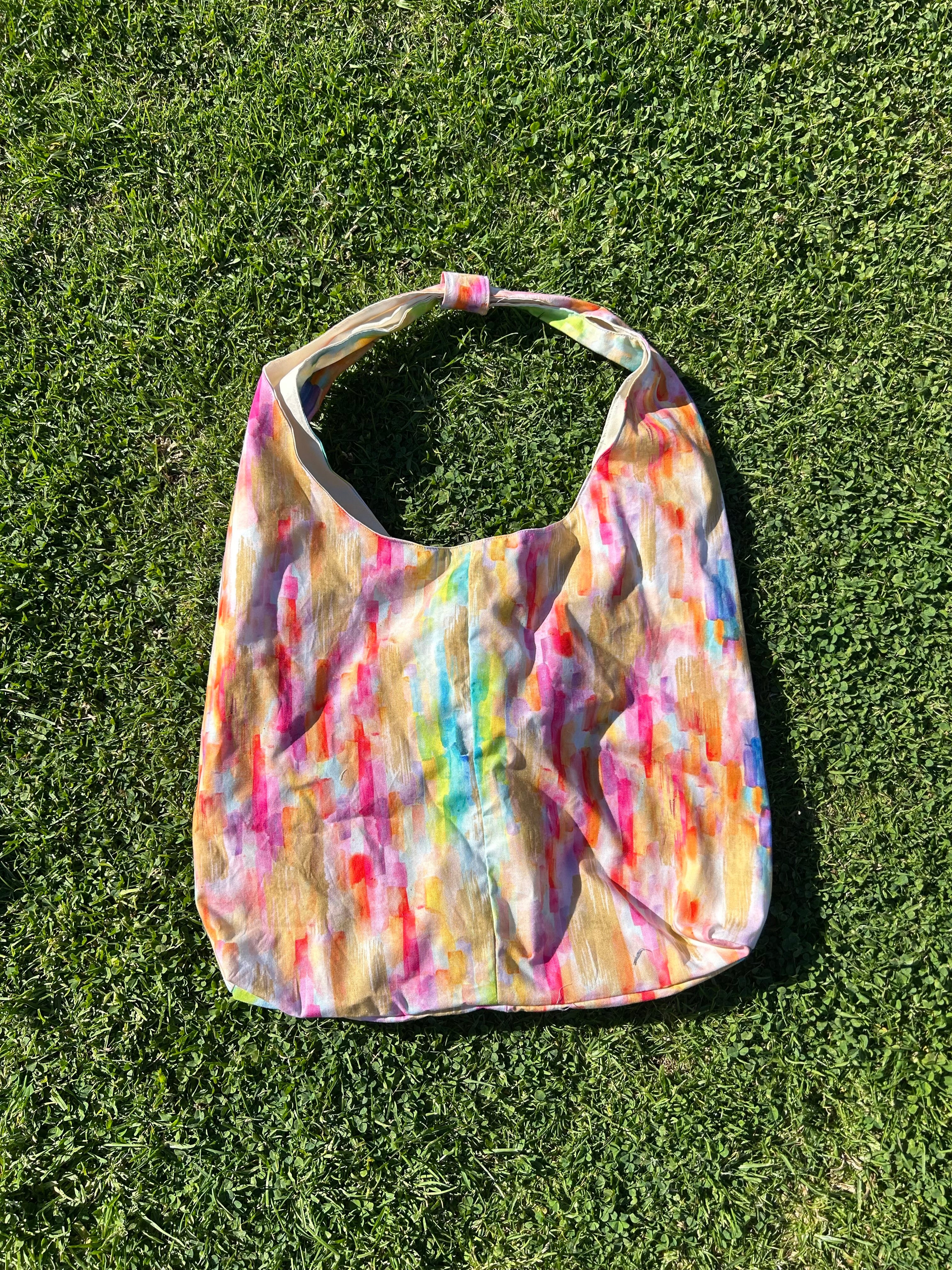 Watercolor Boho Bag